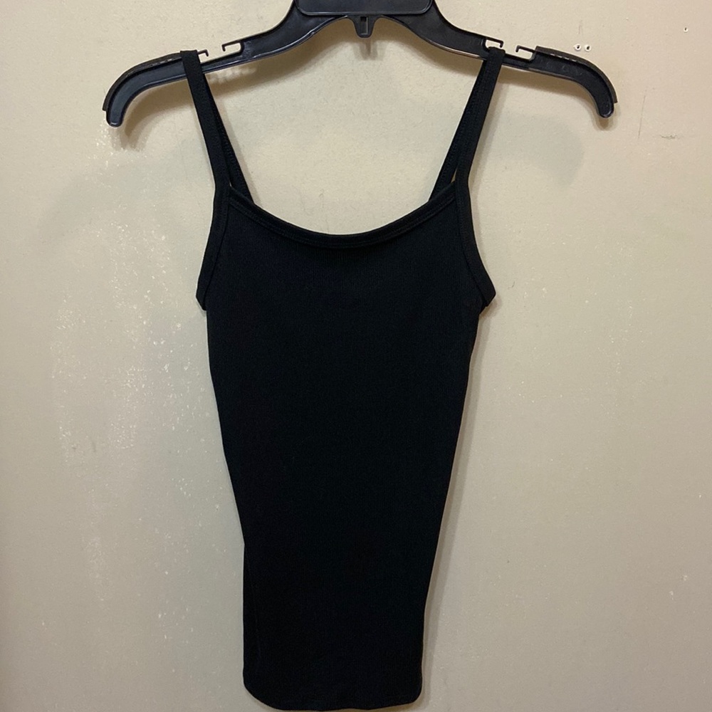 Black tank top